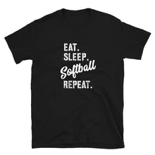 Eat Sleep Softball T-shirt